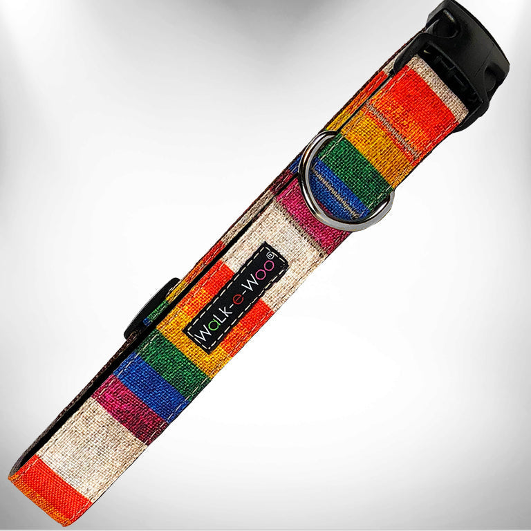 Rainbow Pride Dog Collars, Leads, and Bows