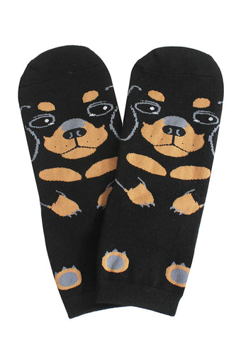 Dog Print Socks