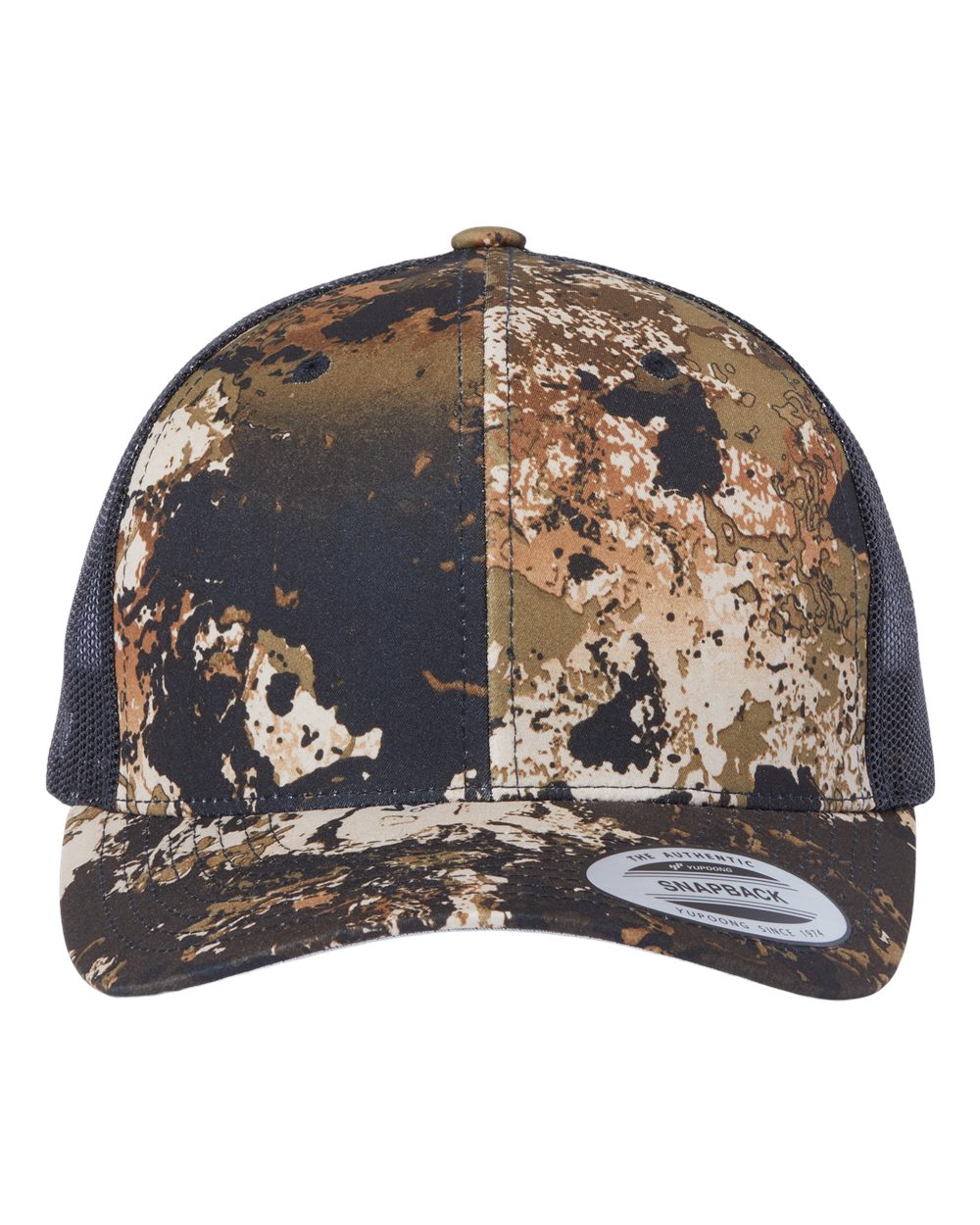 YP Classics Veil Camo Retro Trucker Cap