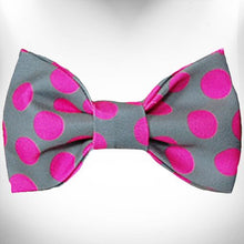 Load image into Gallery viewer, Polka Dot Dog Collars, Leads, and Bows - Neon - 4 Styles