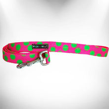 Load image into Gallery viewer, Polka Dot Dog Collars, Leads, and Bows - Neon - 4 Styles