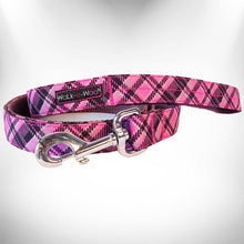 Load image into Gallery viewer, Plaid Dog Collars, Leads, and Bows - 4 Styles