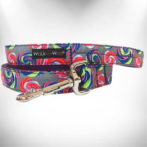 Lollipop Dog Collars, Leads, and Bows - 2 Styles