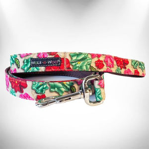 Flower Dog Collars, Leads, and Bows - 6 Styles