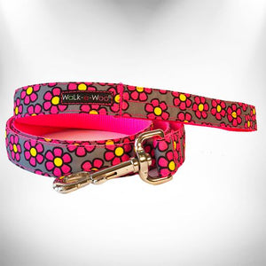 Flower Dog Collars, Leads, and Bows - 6 Styles