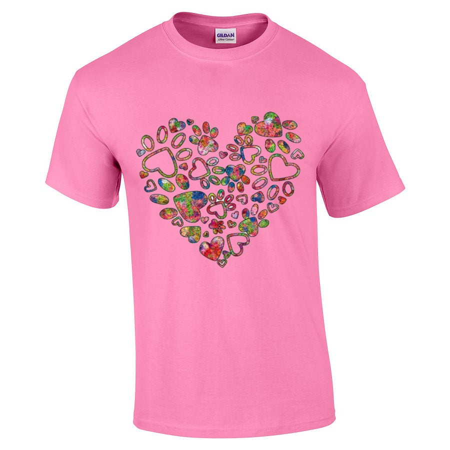 Animal Love T Shirt Light Pink