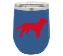 Load image into Gallery viewer, Australian Cattle Dog 12 oz Vacuum Insulated Stemless Wine Glass