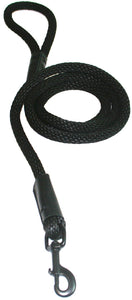 Black Ops Collection 1/2" Solid Braid Snap Lead  Black