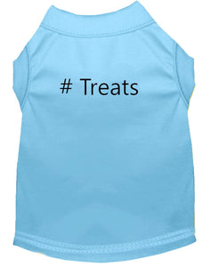 # Treats Dog Shirt Baby Blue