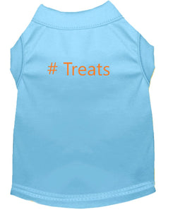 # Treats Dog Shirt Baby Blue