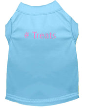 Load image into Gallery viewer, # Treats Dog Shirt Baby Blue