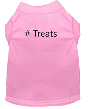Load image into Gallery viewer, # Treats Dog Shirt Baby Pink