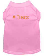 Load image into Gallery viewer, # Treats Dog Shirt Baby Pink