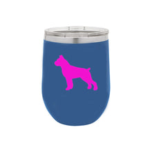 Load image into Gallery viewer, Boxer 12 oz Vacuum Insulated Stemless Wine Glass