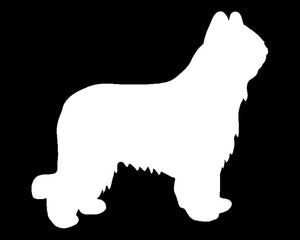 Briard Dog Decal