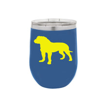 Load image into Gallery viewer, Bull Mastiff 12 oz Vacuum Insulated Stemless Wine Glass