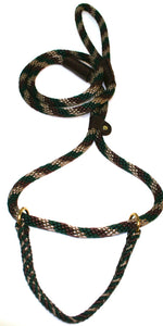 1/2" Solid Braid Martingale Style Lead Camouflage