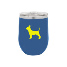 Load image into Gallery viewer, Chihuahua 12 oz Vacuum Insulated Stemless Wine Glass