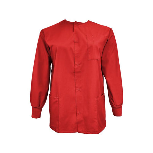 Red - Natural Uniforms Warm Up Scrub Jacket