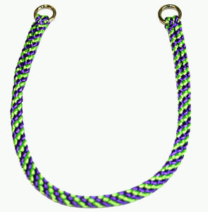 1/4" Professional Show Collar Lime Green/Purple