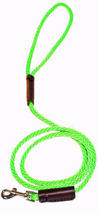 1/4" Solid Braid Round Snap Lead Lime Green