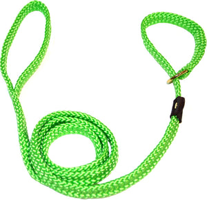 5/8" Flat Braid Slip Lead Lime Green