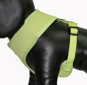 Soft Mesh Pet Harness-Lime Green