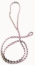 Load image into Gallery viewer, 1/4&quot; Professional Show Loop Maroon/White