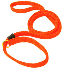 5/8" Flat Braid Slip Lead Orange