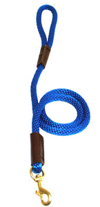 1/2" Solid Braid Snap Lead Pacific Blue