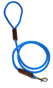 1/4" Solid Braid Round Snap Lead Pacific Blue