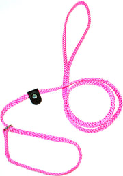 1/4" Flat Braid Slip Lead Pink