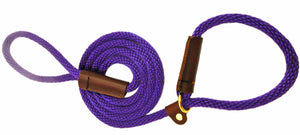 3/8" Solid Braid Slip Lead Purple