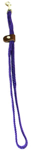 1/4" Flat Braid Grooming Loop Purple