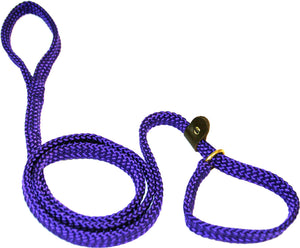 5/8" Flat Braid Slip Lead Purple