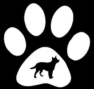 Paw Breed Australian Cattle Dog Decal