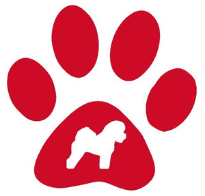 Paw Breed Bichon Dog Decal