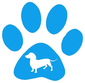 Paw Breed Dachshund Dog Decal