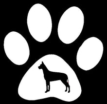 Load image into Gallery viewer, Paw Great Dane Dog Decal