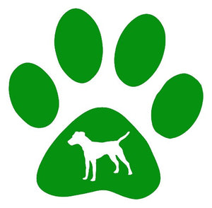 Paw Jack Russell Dog Decal