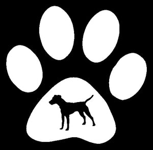 Paw Jack Russell Dog Decal