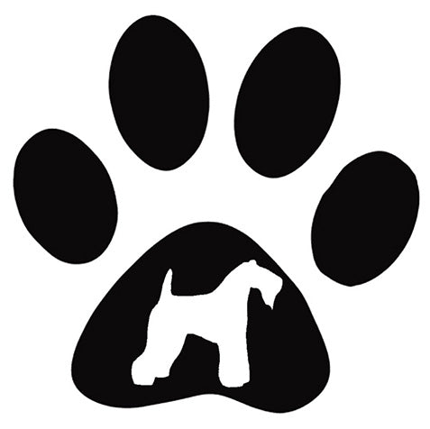 Paw Kerry Blue Dog Decal