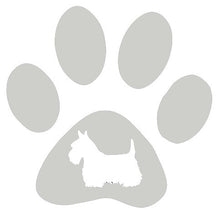 Load image into Gallery viewer, Paw Scottie Dog Decal
