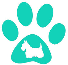Load image into Gallery viewer, Paw Scottie Dog Decal