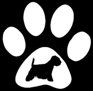 Paw Westie Dog Decal