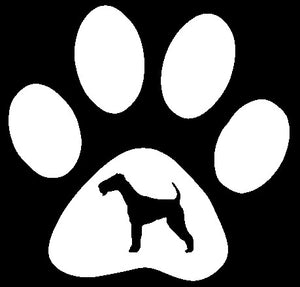 Paw Breed Airedale Dog Decal