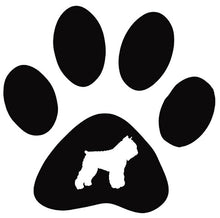 Load image into Gallery viewer, Paw Breed Bouvier Dog Decal