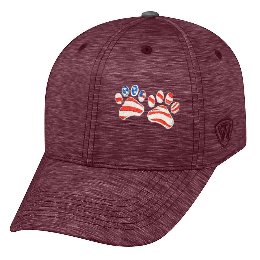 Memory Fit Cap Top of the World 5500 - Energy  7 Color Choices Embroidered Patriotic Paws