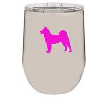 Load image into Gallery viewer, Akita 12 oz Vacuum Insulated Stemless Wine Glass