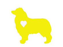 Load image into Gallery viewer, Heart Australian Shepherd Dog Decal